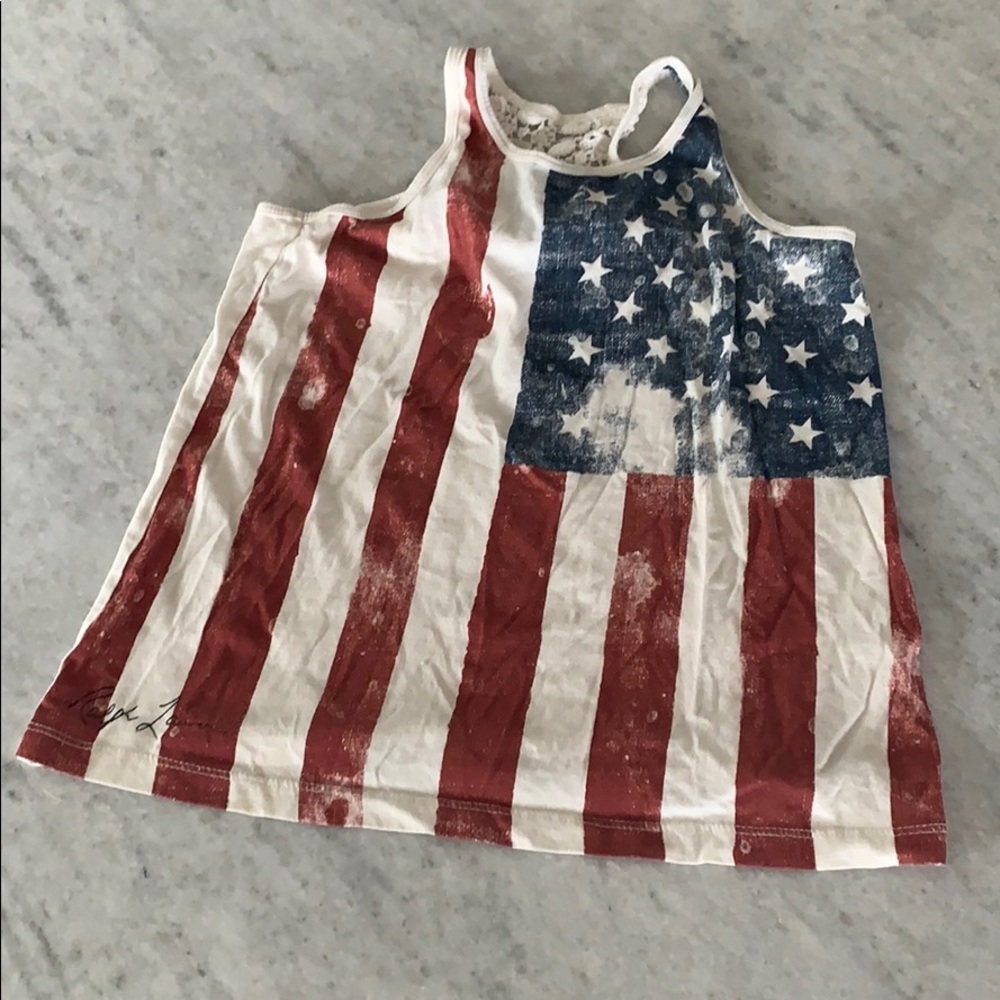 American flag tank-top